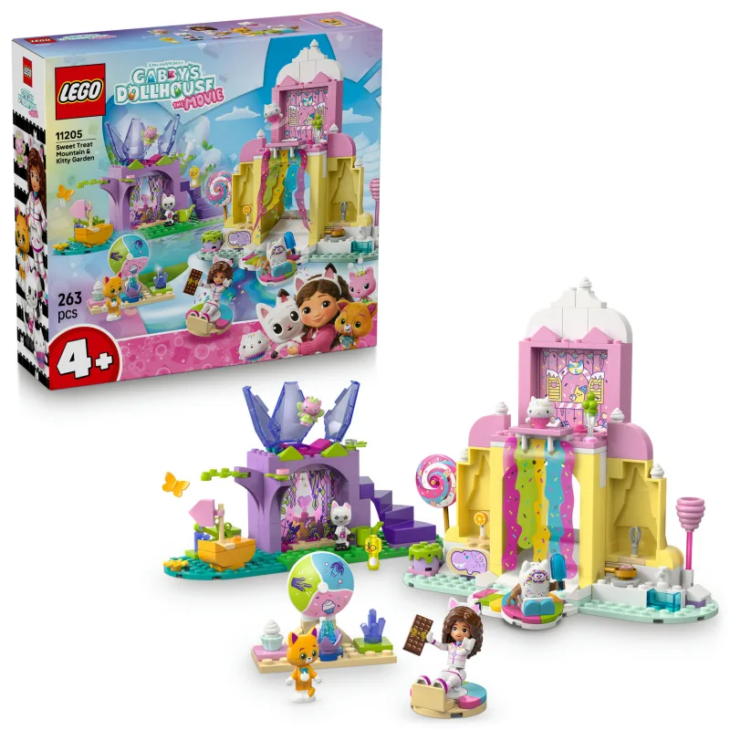 LEGO Gabby’s Dollhouse 11205 Cukrová hora a Kočičí zahrádka