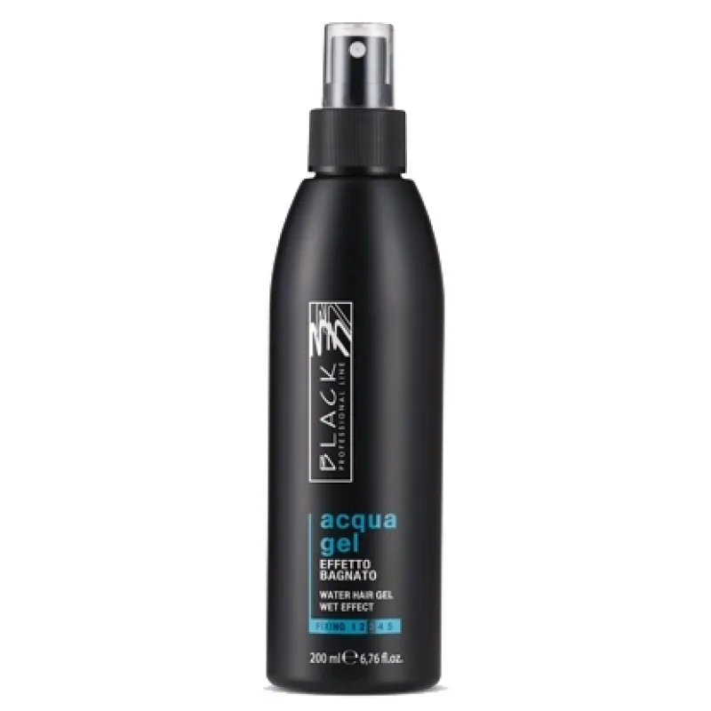 BLACK Acqua Gel Tekutý gél v spreji s výťažkami z ovocia - silno tužiaci 200ml