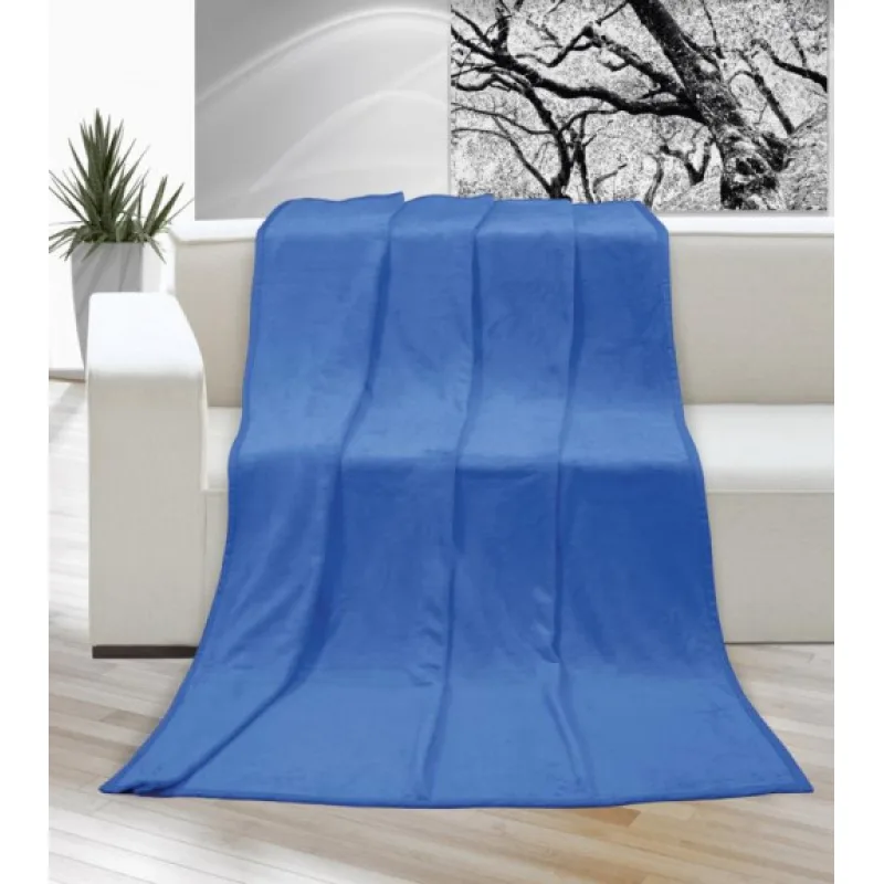 Bellatex Přikrývka KORALL MICRO Modrá - 200x230 cm