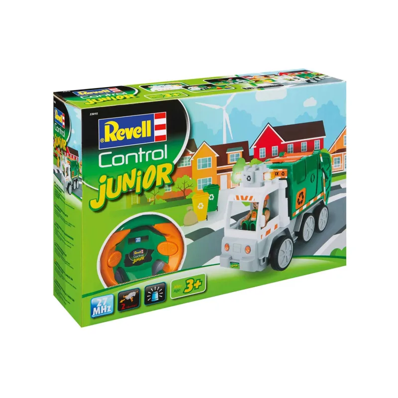 Revell Autíčko REVELL 23015 JUNIOR - Garbage Truck - 27MHz