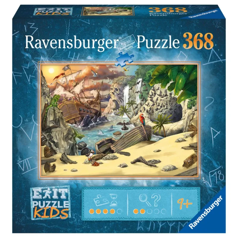 Ravensburger Exit KIDS Puzzle: Piráti 368 dielikov