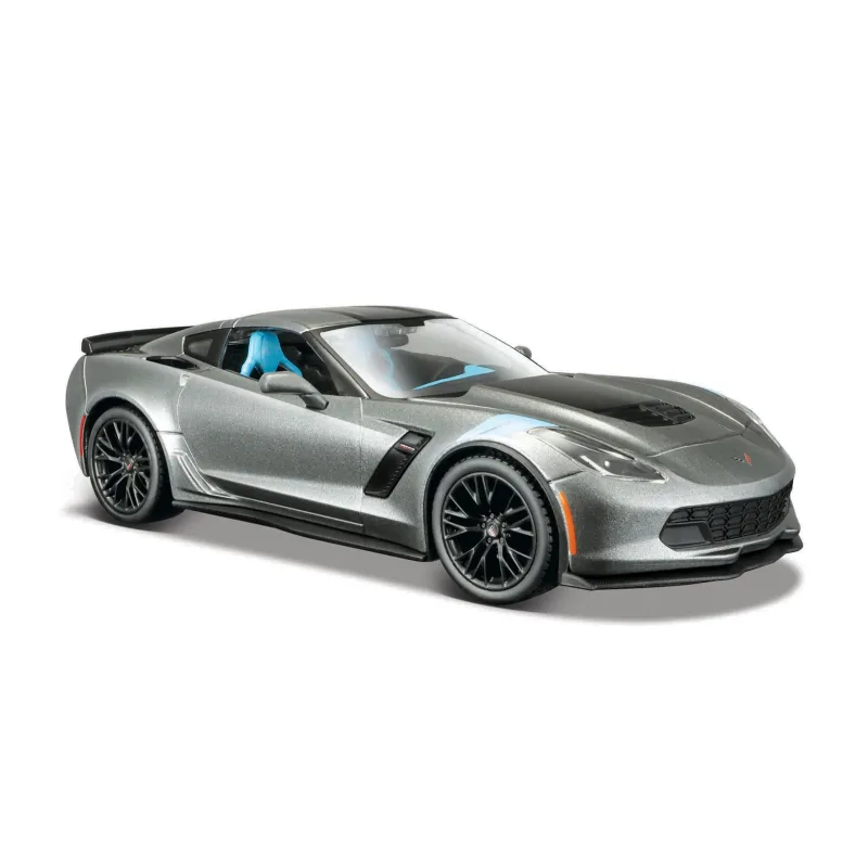 Maisto - 2017 Corvette Grand Sport, kovová šedá, 1:24