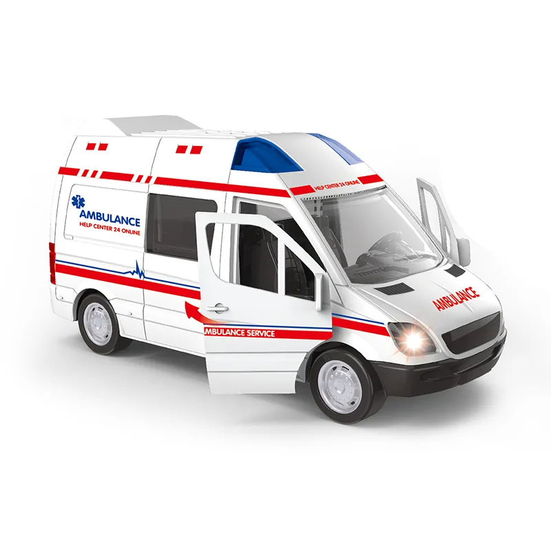 Rappa Kovová sanitka - auto so zvukom a svetlom