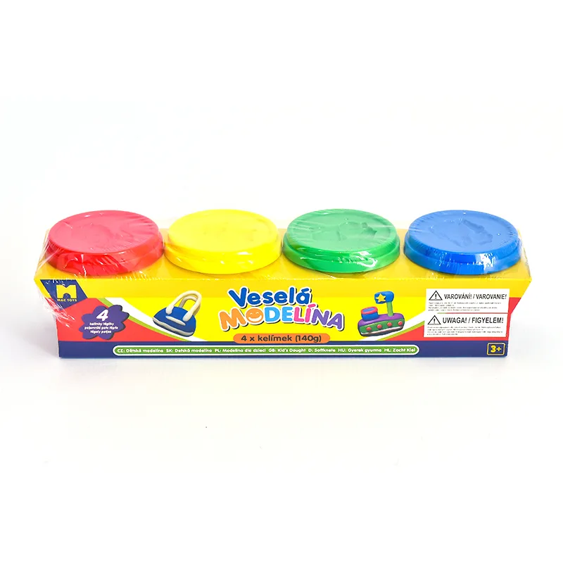 Modelo Mac Toys Detské hračky Mac Toys Detské hračky Modelina 4x 140g rôzne farby