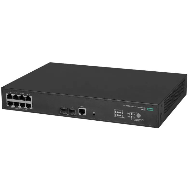 HP ENTERPRISE HPE NW CW 5120v3 8G PoE 2 SFP+ Switch S0F79A#ABB