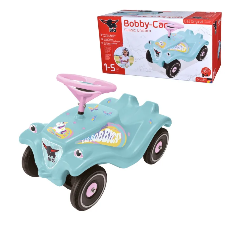 Big Veľký kočík BIG BOBBY CAR CLASSIC Unicorn