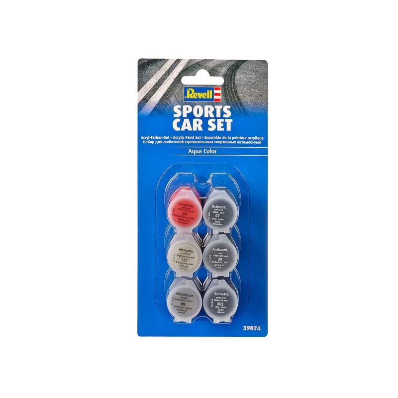 Revell Sada farieb Aqua Color 39074 - Sports Car Set
