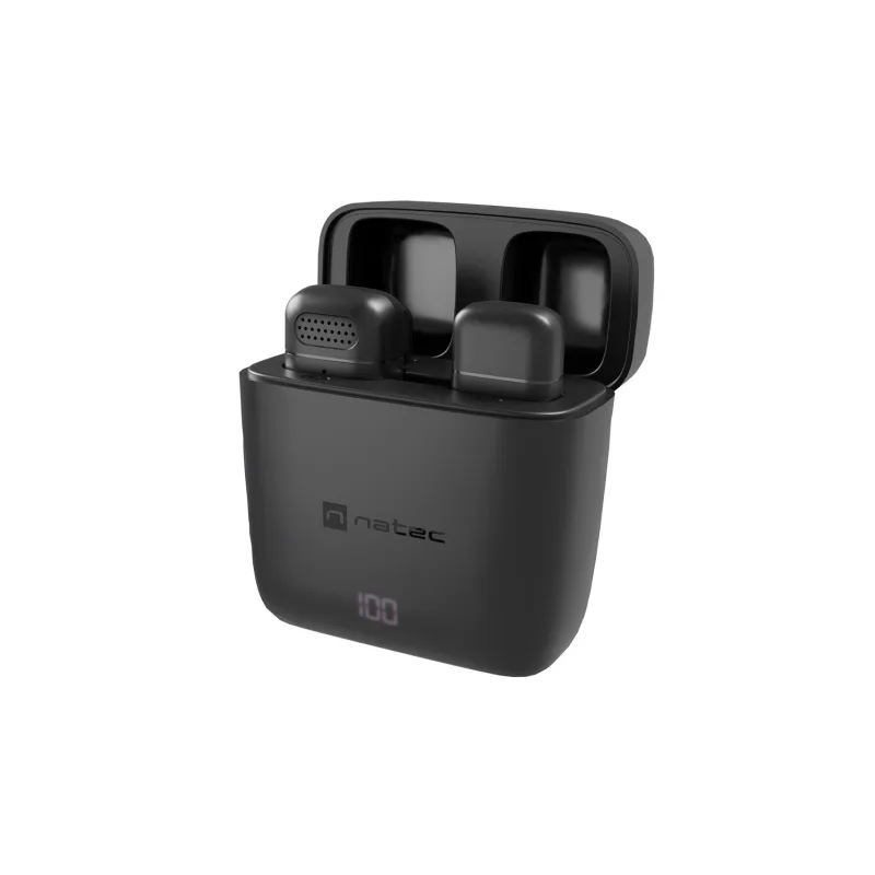 Mobilní bezdrátový mikrofon Natec HOPPER LAVALIER USB-C NMI-2253
