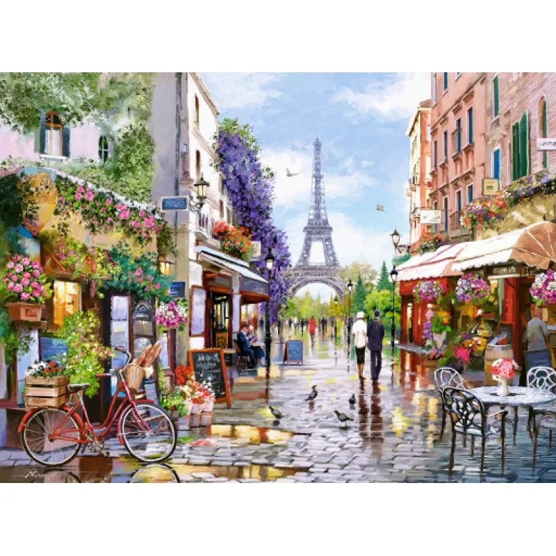 Castorland Puzzle 3000 dílků - Květinová Paříž
