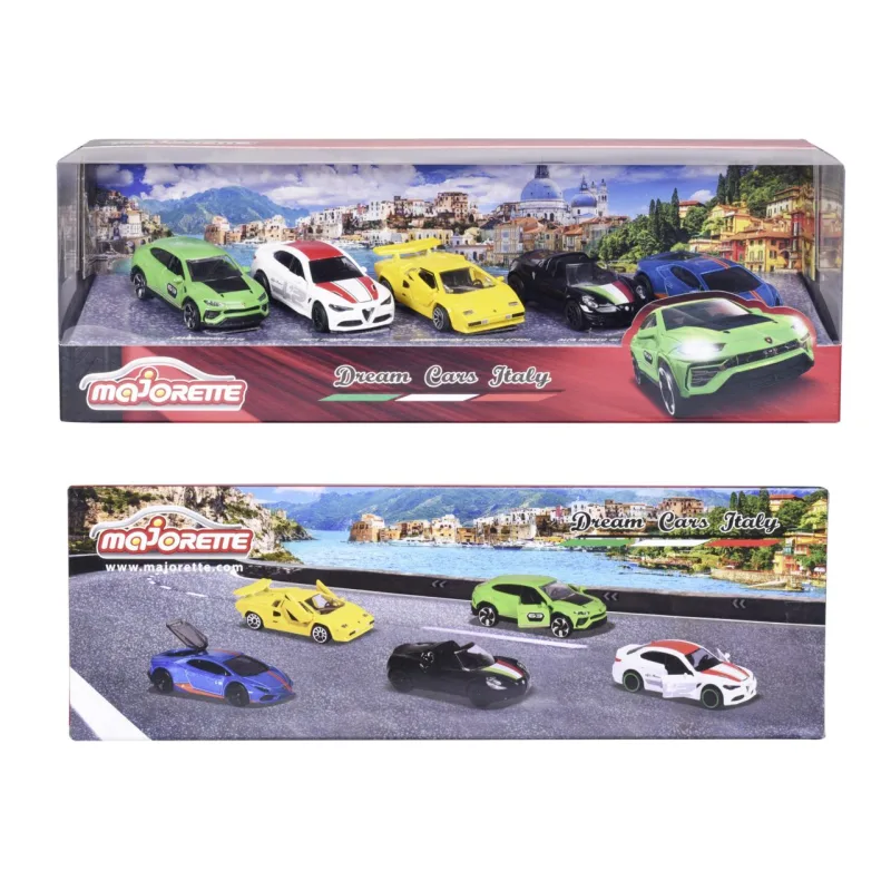 Majorette Dream Cars Taliansko, darčeková sada 5 ks