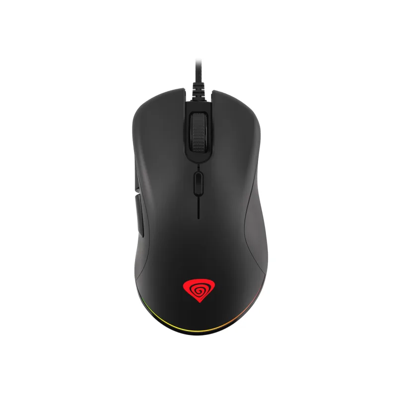 Genesis herní optická myš KRYPTON 200/RGB/6400 DPI/Herní/Optická/6 000 DPI/Drátová USB/Černá NMG-1713