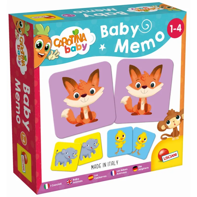 Liscianigioch CAROTINA BABY PEXESO - zvieratá