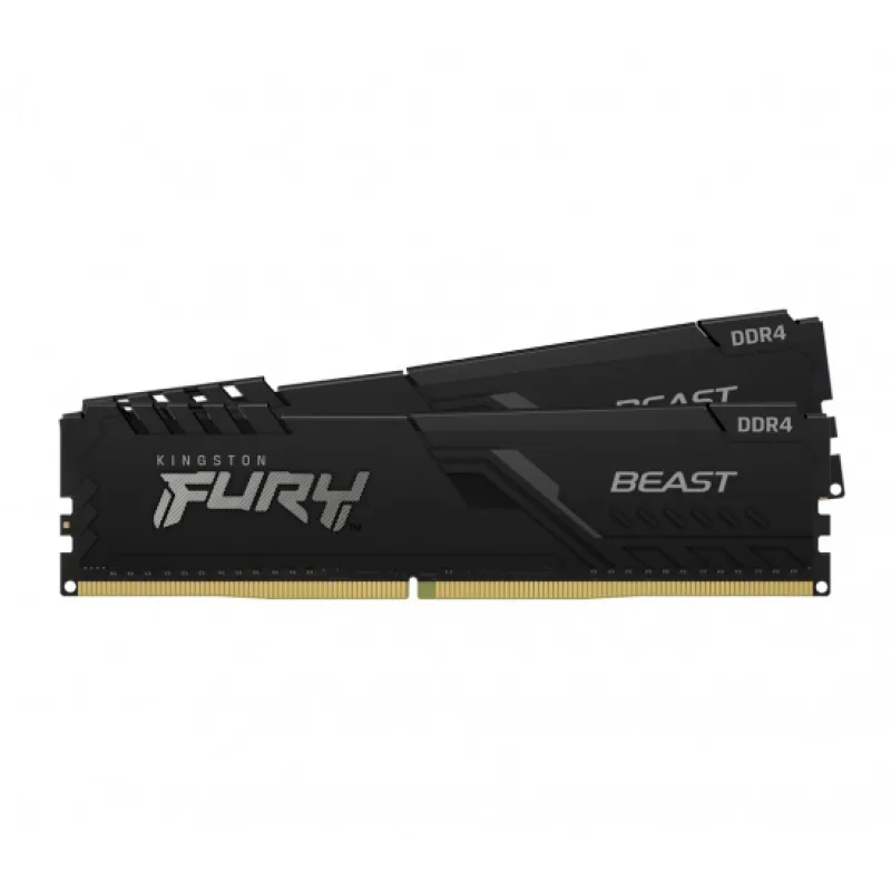 Kingston FURY Beast/DDR4/16GB/3200MHz/CL16/2x8GB/Black KF432C16BBK2/16