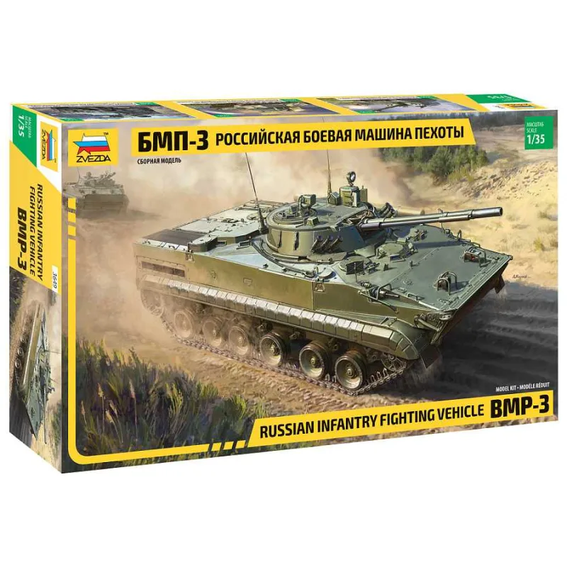 Zvezda Model kit military 3649 - BMP-3 Ruské bojové vozidlo pechoty (1:35)