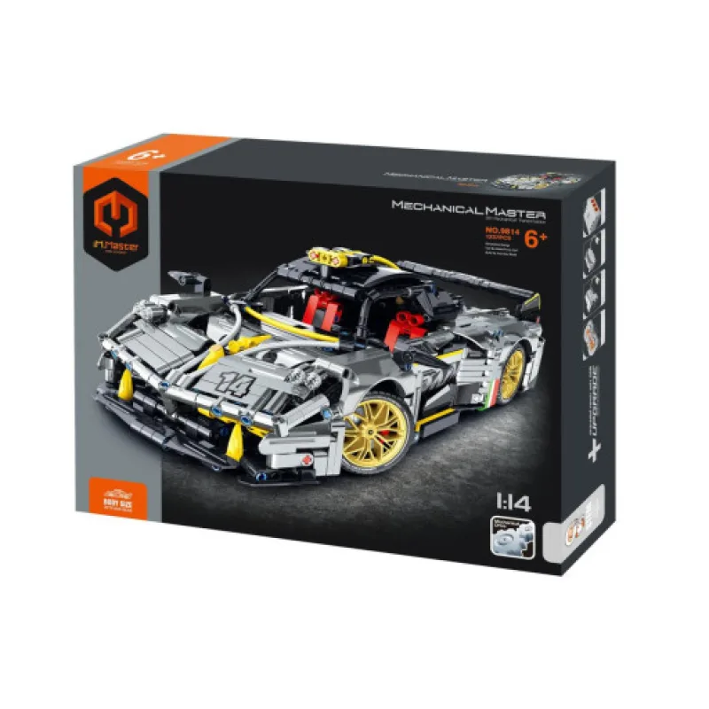 Stavebnice iM.MASTER auto s mechanickým pohonem, 1237 dílků
