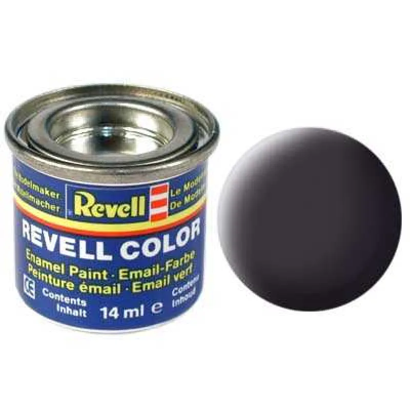 Revell Farba emailová - 32106: matná dechtovo čierna (tar mat)