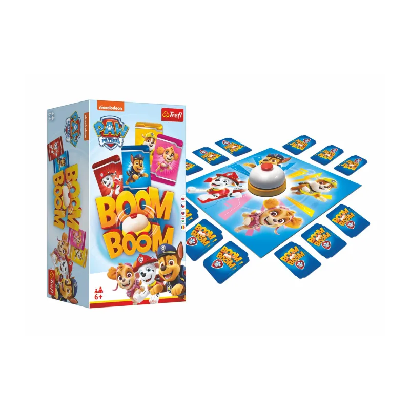 Trefl Boom Boom Labková patrola/Paw Patrol spoločenská hra v krabici 14x26x10cm
