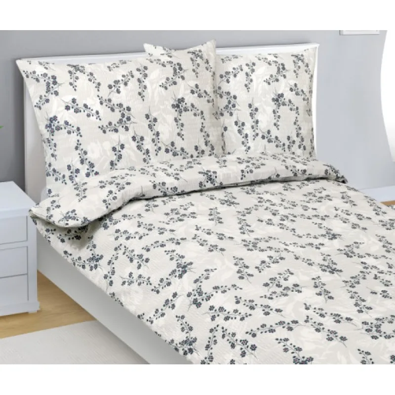 Bellatex Povlečení krep, Imprese Béžová - 1ks 200x220, 2ks 70x90 cm