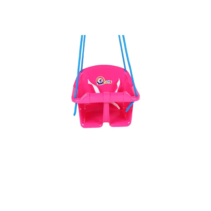Teddies Hojdačka Baby plast ružová nosnosť 20kg 36x30x29cm 24m+