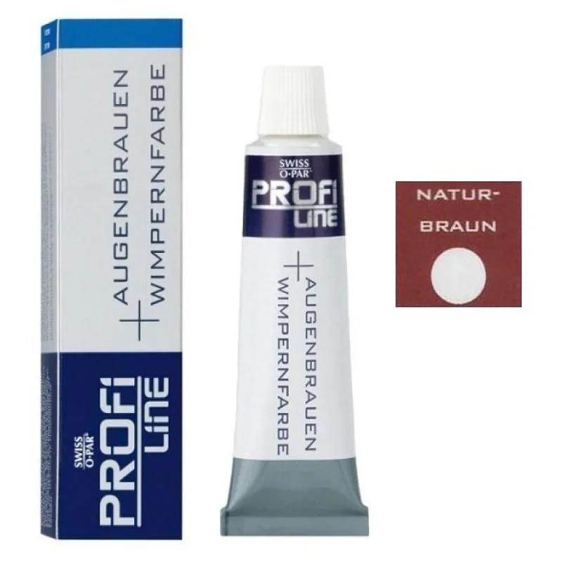 PROFI LINE Profesionálna farba na obočie a riasy 15ml - Prírodná hnedá