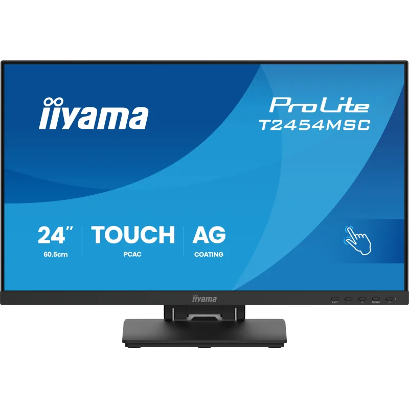 24" iiyama T2454MSC-B3AG - IPS,FHD,USB,repro T2454MSC-B3AG