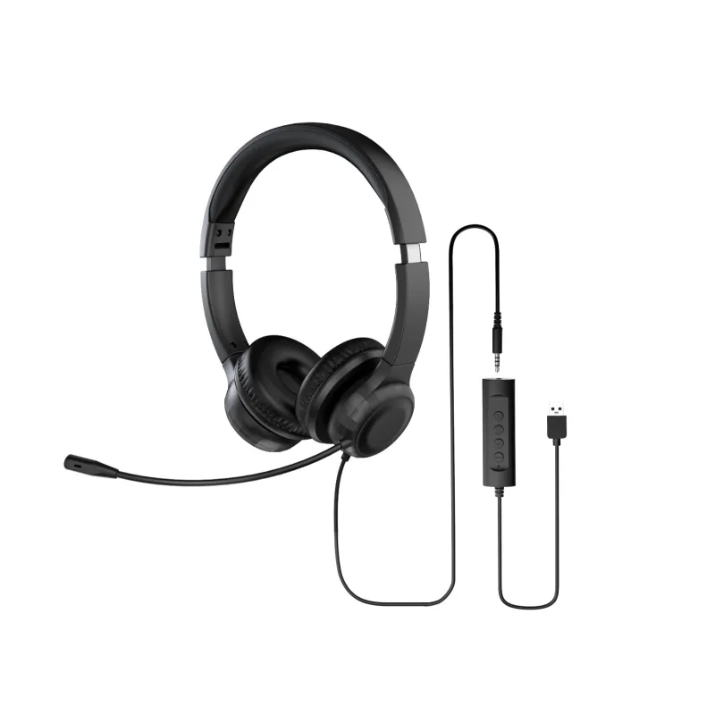 Acer Office Headset AHW154/Stereo/Jack/Drát/Černá GP.HDS11.02D