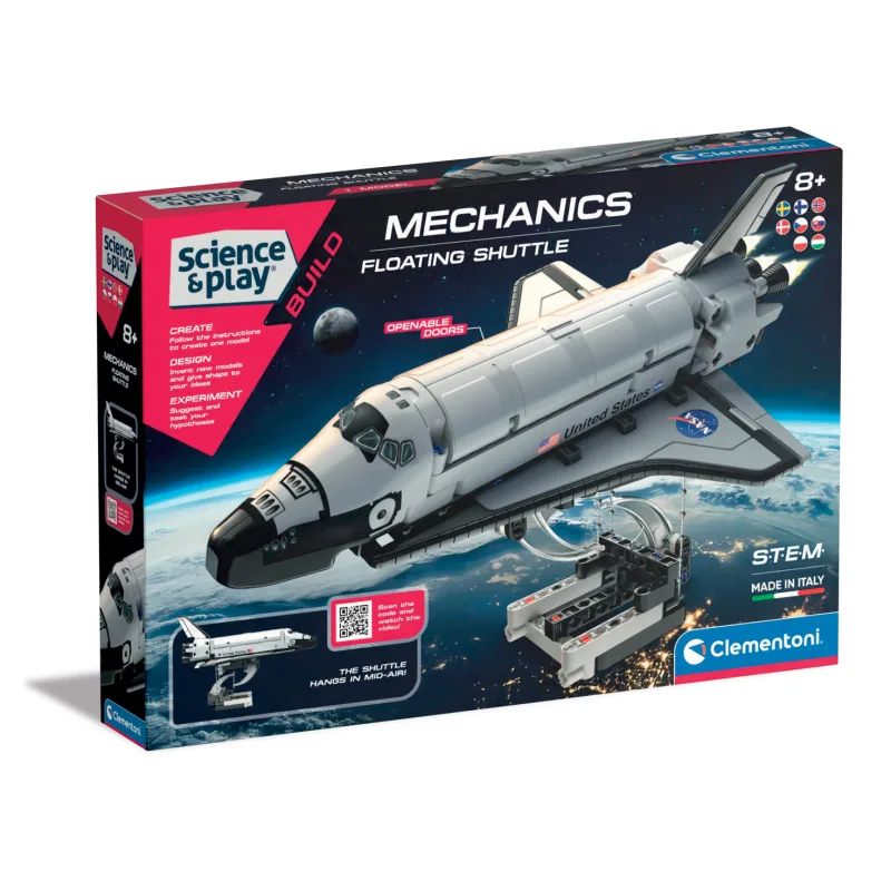 Clementoni Mechanický laborár - Raketoplán NASA