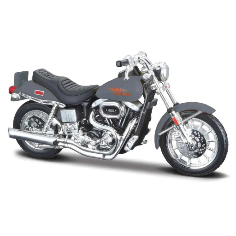 Maisto Harley Davidson FXS Low Rider (1977), šedá, blister box, 1:18
