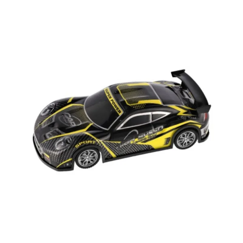 RC Žluté závodní auto na dálkové ovládání, 20cm