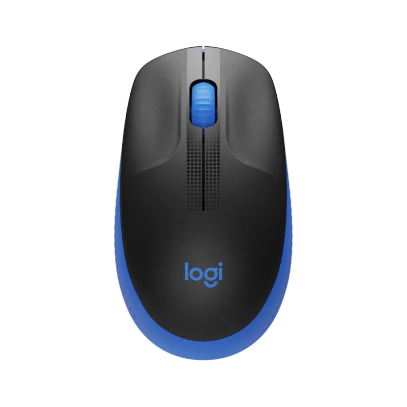 LOGITECH OEM Logitech M190/Kancelářská/Optická/1 000 DPI/Bezdrátová USB/Černá-modrá 910-005907