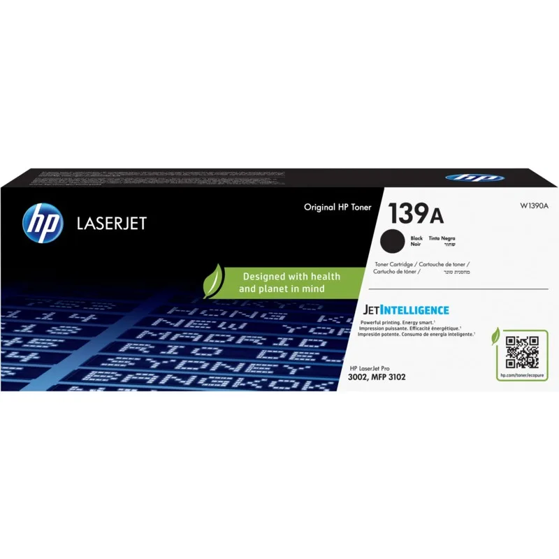 HP 139A, černá tonerová kazeta 1500 stran, W1390A W1390A