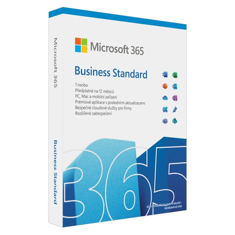 Microsoft 365 Business Standard P8 Mac/Win SK KLQ-00695