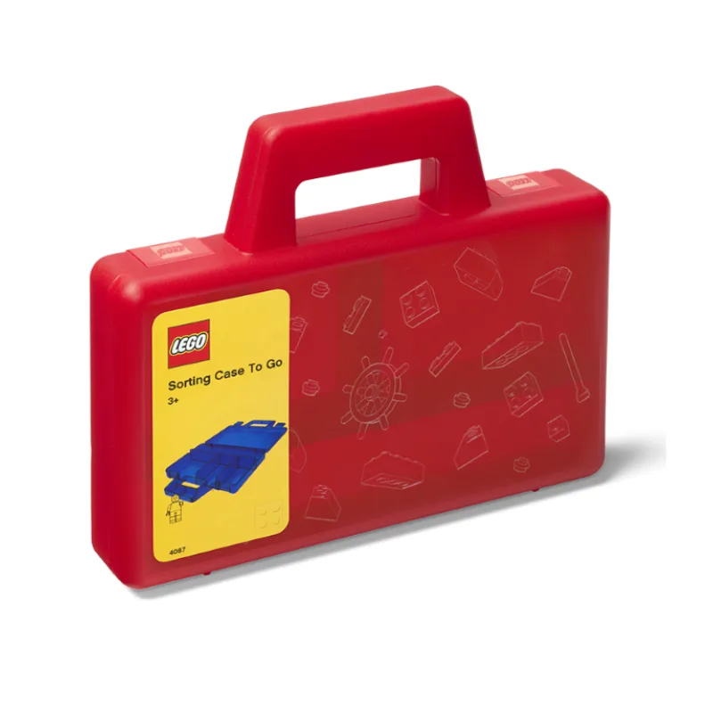 Smartlife LEGO úložný box TO-GO - červená