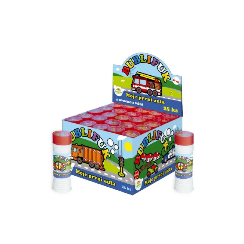 Teddies Bublifuk Moje prvé autá 50ml
