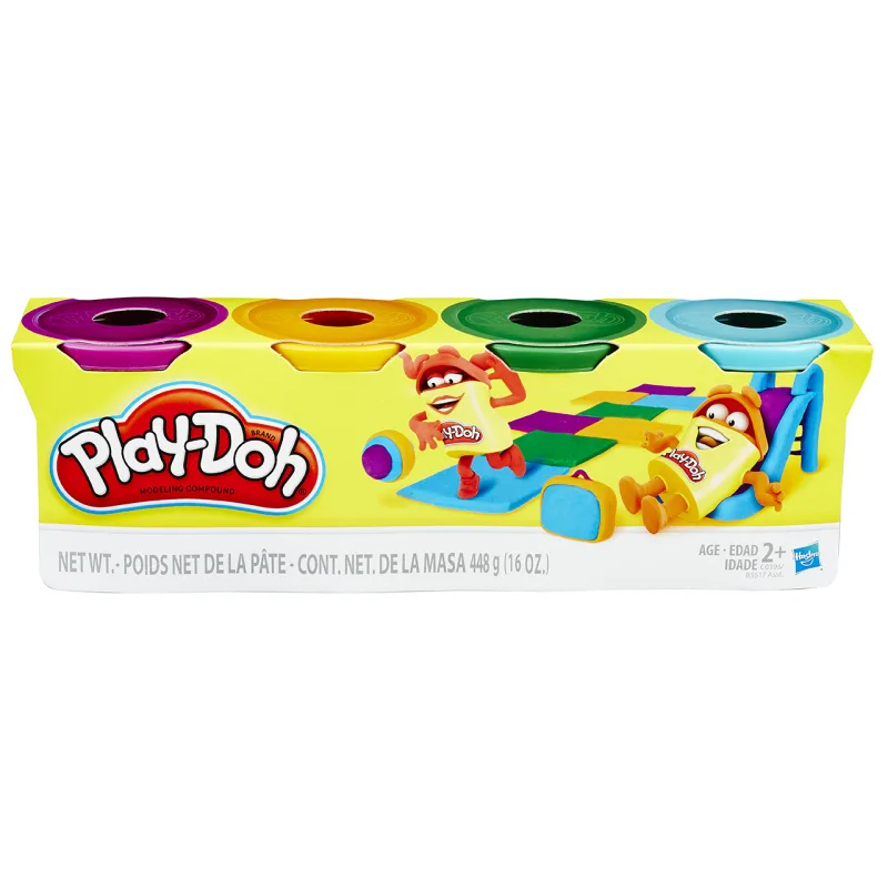 Play-Doh modelína balenie 4 tub ASST B5517