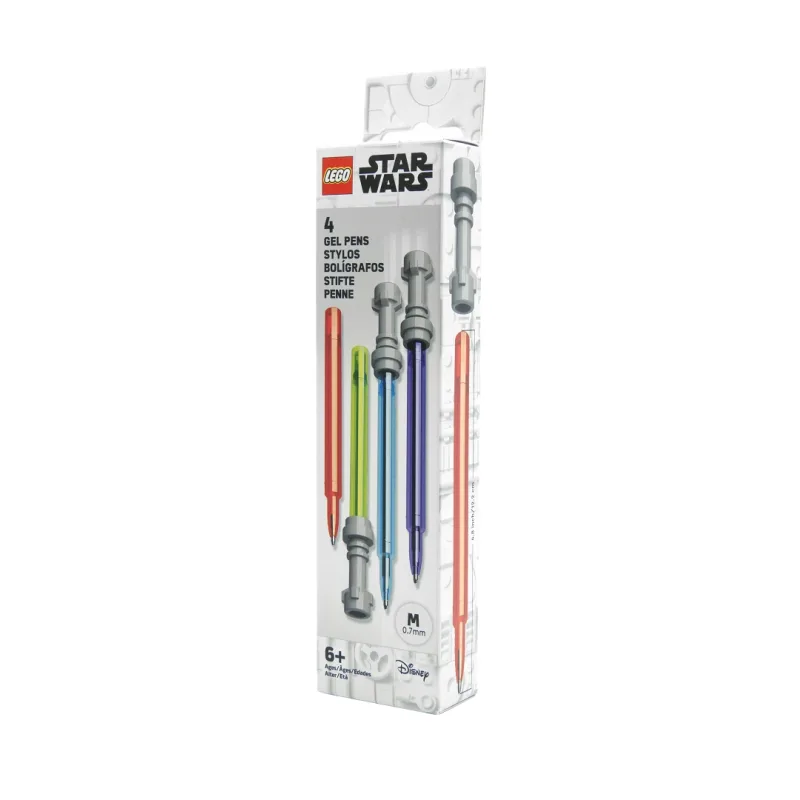 Smartlife LEGO Star Wars Set Gelových per, světelný meč - 4 ks (box)