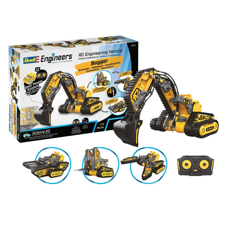 Revell Engineers 21304 - RC Engineering Vehicle 4v1
