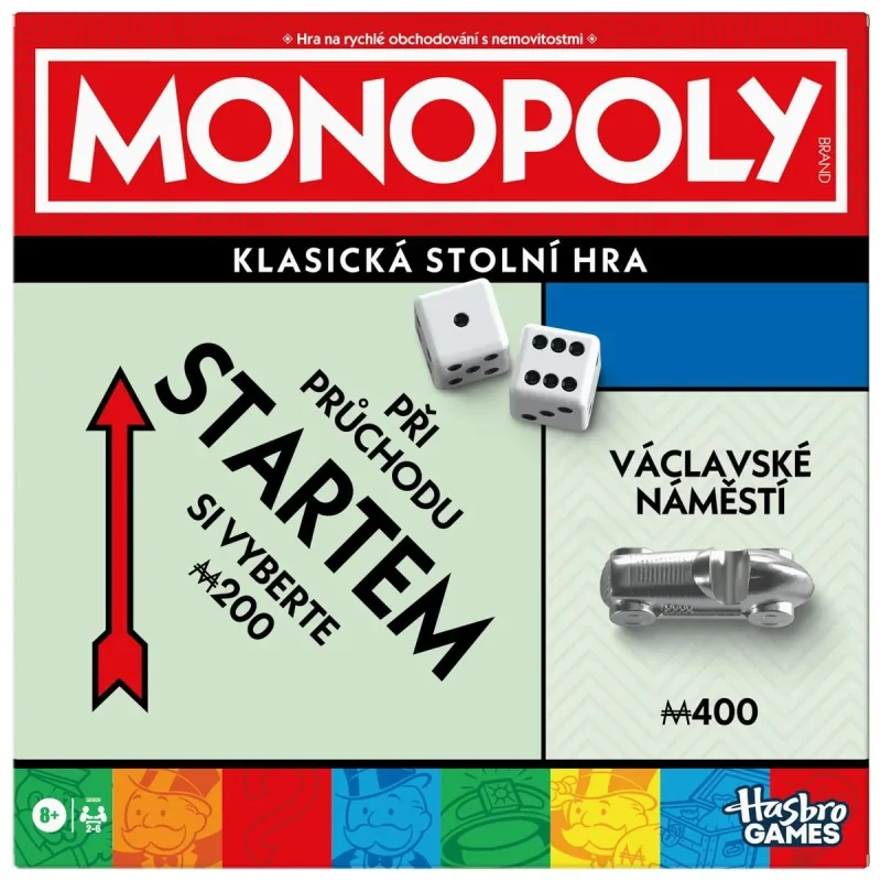 HASBRO - MONOPOLY Classic CZ verzia