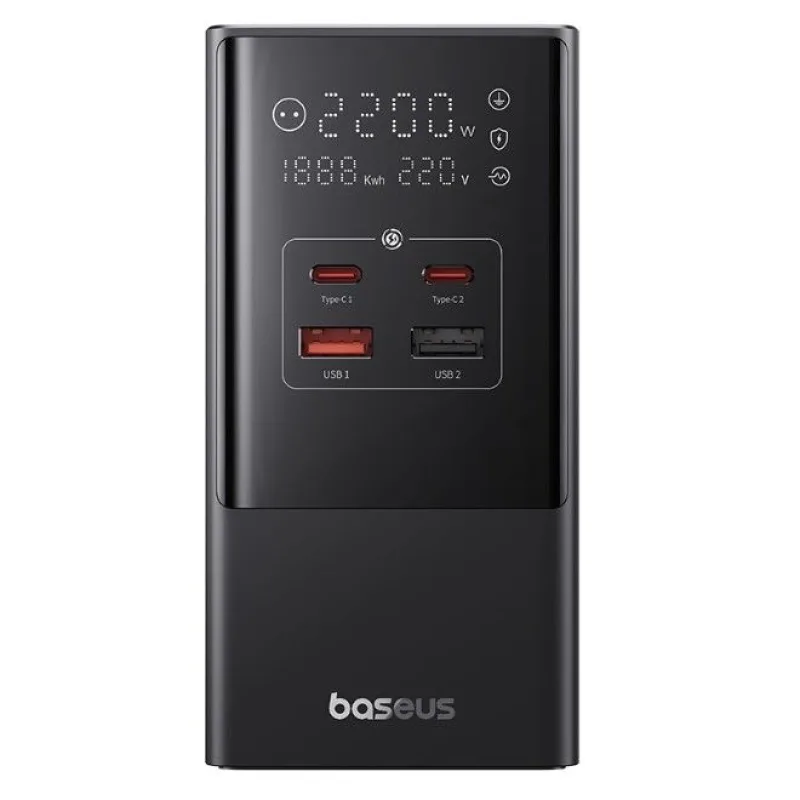 NONAME Baseus Nabíjecí stanice PowerCombo Tower 35W EU černá 6932172631918