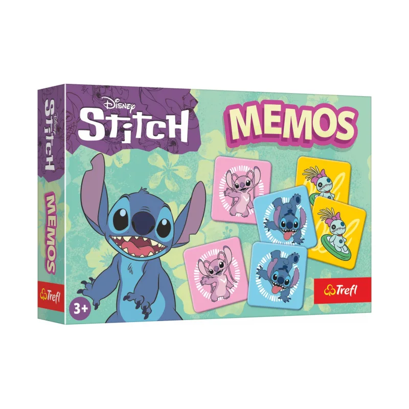 Trefl Pexeso papierové Lilo & Stitch spoločenská hra 30 kusov v krabici 21x14x4cm