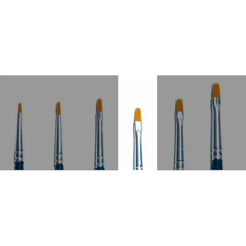Italeri Brush Synthetic Flat - SINGLE PACK 52224 - plochý syntetický štetec (veľkosť 1)