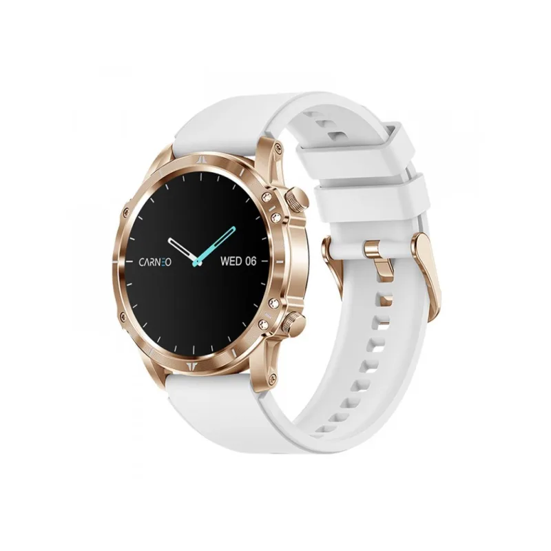 CARNEO Adventure HR+ 2nd Gen/Rose Gold/Sport Band/White 8588009299158