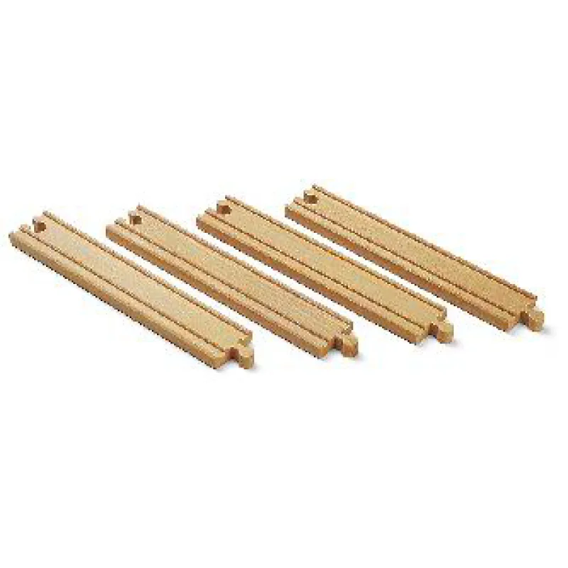 Brio 33341 Dlhé koľaje rovné, 216 mm, 4 ks príslušenstvo k vláčikodráham