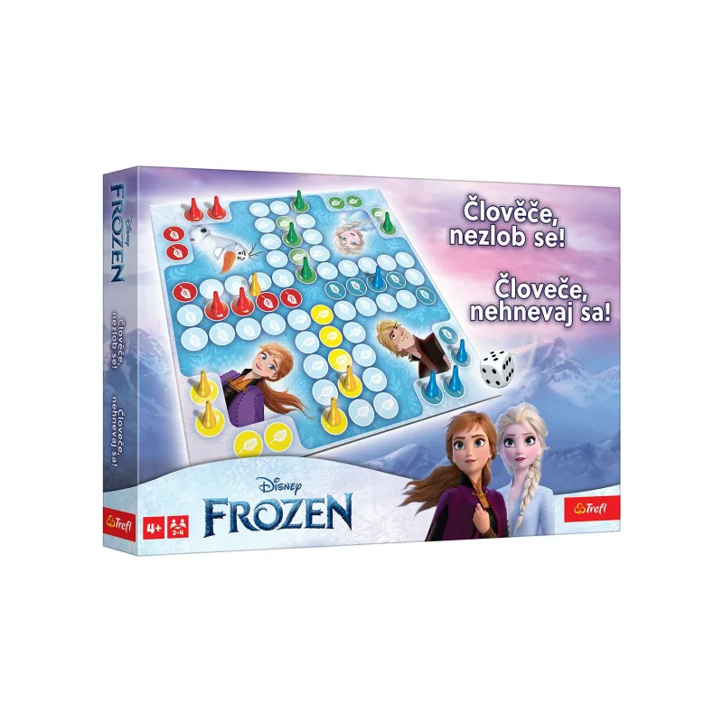 Trefl Človeče, nehnevaj sa! Ľadové kráľovstvo/Frozen spoločenská hra v krabici 33x23x4cm