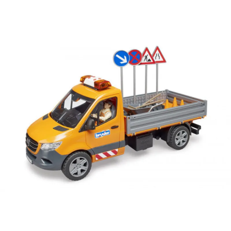 Bruder 2677 MB Sprinter Silničáři s figurkou a příslušenstvím