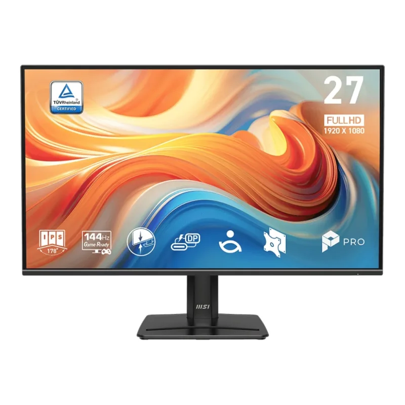 MSI Pro/MP272 E14C/27"/IPS/FHD/144Hz/1ms/Černá/3R PRO MP272 E14C