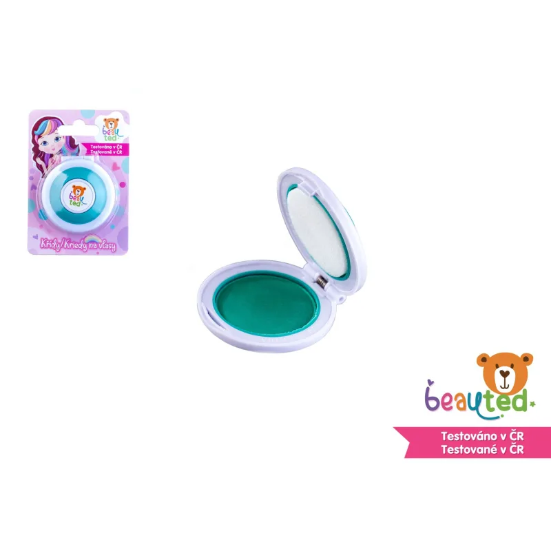 beauted Krieda na vlasy beauted zelená plast 5cm na karte