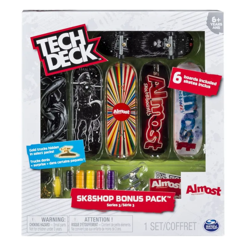Spin Master TECH DECK SKATESHOP 6KS S PRÍSLUŠENSTVOM