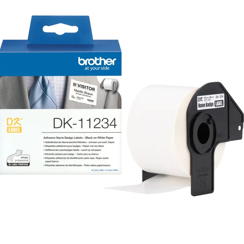 BROTHER DK-11234 samolepicí štítek na oděv (60 mm x 86 mm) DK11234