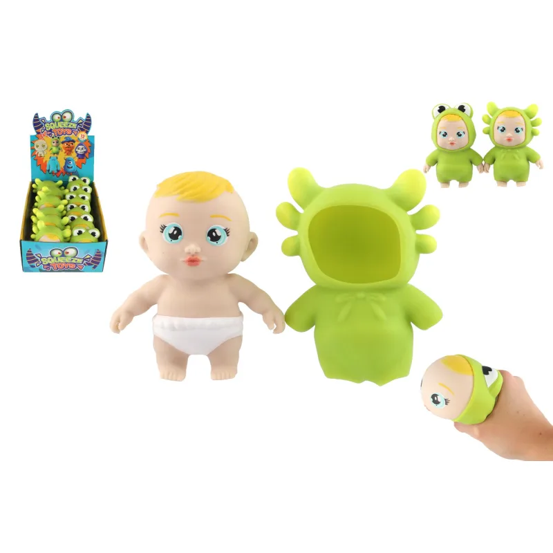 Teddies Hračka antistresová mačkací silikon 14cm v sáčku